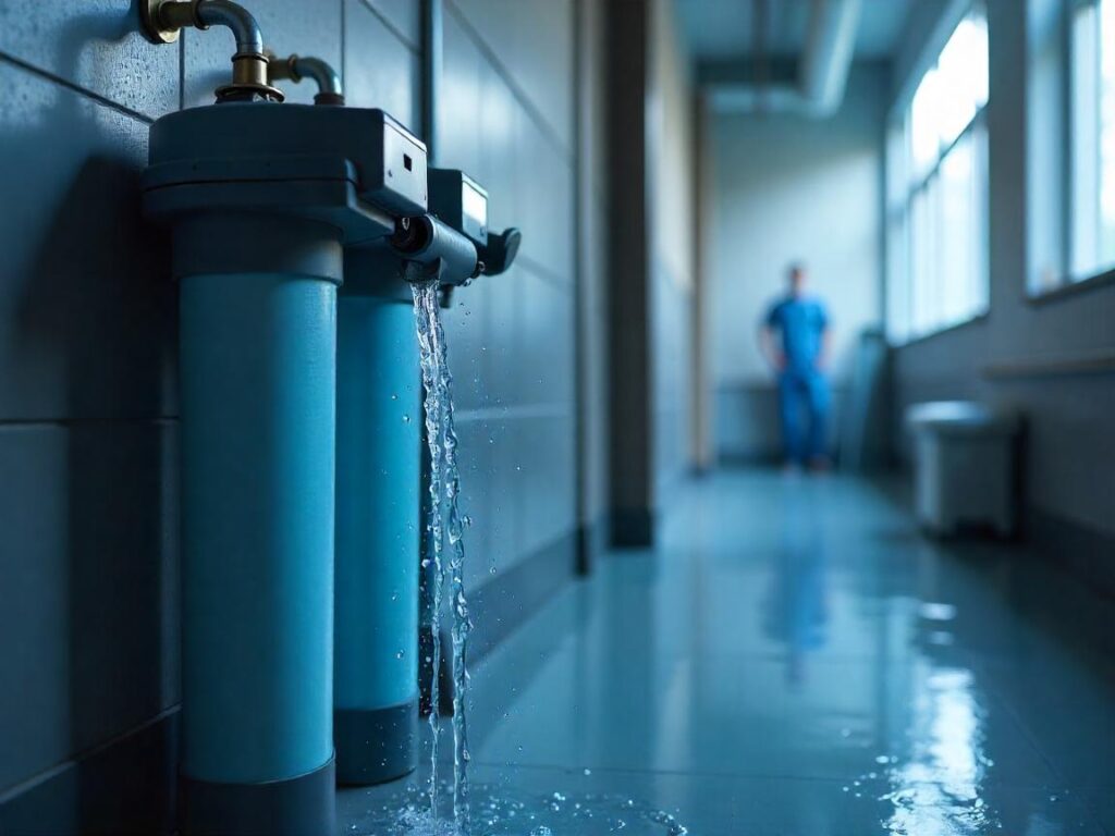 کاربردهای سختی گیر فلزی آب در مراکز درمانی